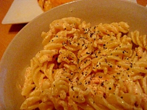 カロリー抑えて★ショートパスタの明太子和え